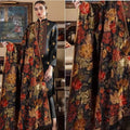 BR-190 Black Dhanak Embroidered 3pc Wt